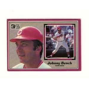 Johnny Bench 1983 Donruss Baseball Action All Stars (Cincinnati Reds 