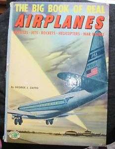 THE BIG BOOK OF REAL AIRPLANES missles Rockets War 1951  