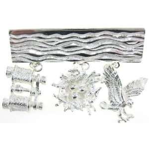  Bird Watchers Theme Pin in sterling silver Jewelry