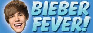 Justin Bieber Bumper Sticker Funny Beiber Fever  