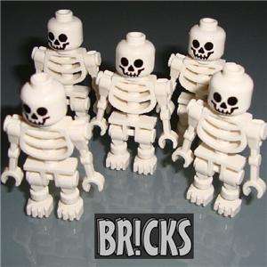 SKELETON x5 LEGO Minifigs Castle Pirates New skeletons  