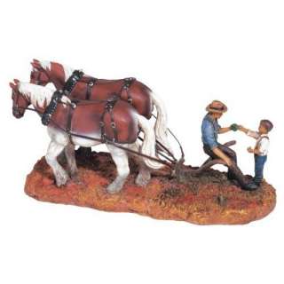 Father & Son Cowboy Western Rodeo Decoration Figurine Statue Sculpture