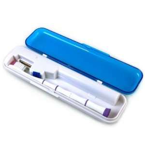  White and Blue Anti Bacterial Portable UV Toothbrush 