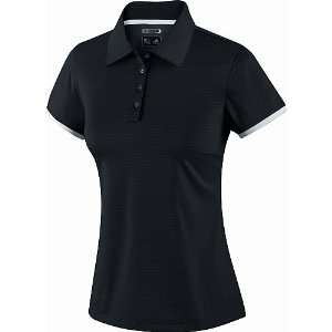 adidas ClimaCool M Stitch Womens Polo   Black/Sterling Large:  