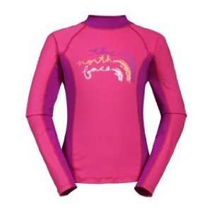 The North Face Cutback Rashguard   Long Sleeve   Girls Society Pink 