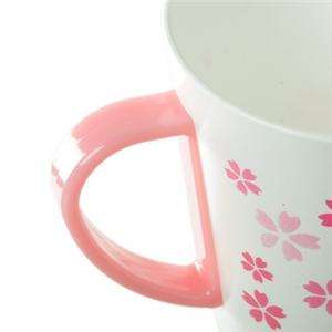 Japanese BENTO LUNCH PLASTIC MUG SAKURA design kawaii  