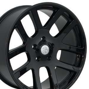  SRT Style Wheel Fits Dodge   Blackl 22x10 Automotive