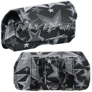  Horizontal Pouch (Gray & Black Stars) 