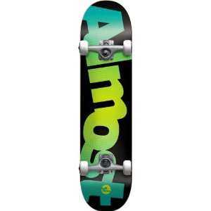  Almost Big Deal Complete 7.5 Black Teal Skateboarding 