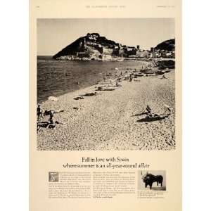 1964 Ad Spain Travel Tourism Beach People Costa Blanca 