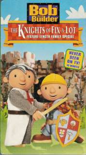 Bob the Builder   The Knights of Fix A Lot (VHS, 2006) 045986241214 