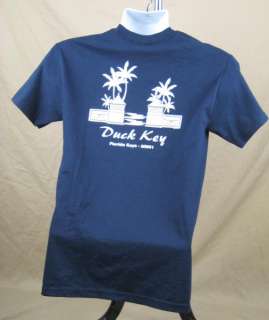 Hawks Cay Resort Duck Key Florida Keys T shirt Small Navy Blue MM61 