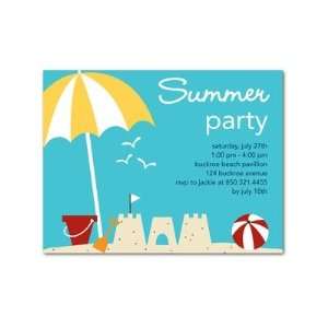    Party Invitations   Sandcastle Fun By Ann Kelle Toys & Games