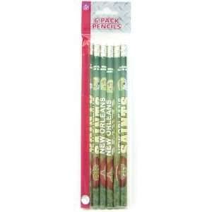  New Orleans Saints Pencil 6 Pack: Office Products