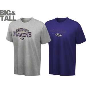  Baltimore Ravens Big & Tall Blitz 2 Tee Combo Pack: Sports & Outdoors