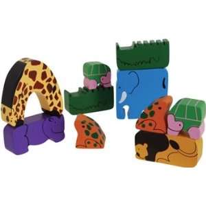  Safari Stacking Blocks: Toys & Games