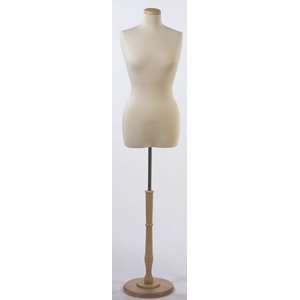   Female Torso Dressmaker Form with Base & Neck Block: Office Products