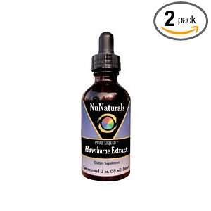  NuNaturals Pure Liquid Hawthorne, 2 Ounce Bottle (Pack of 