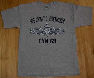 US Navy USS Dwight D. Eisenhower CVN 69 T Shirt  