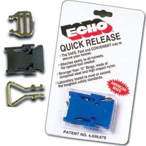    QUICK RELEASES Echo Helmet Quick Release Blue BLUE: Automotive