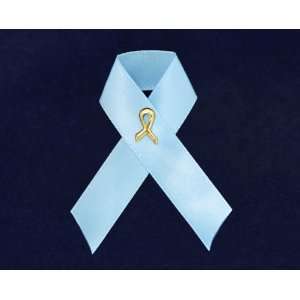  Fabric Ribbon Pin   Light Blue Ribbon (RETAIL): Arts 