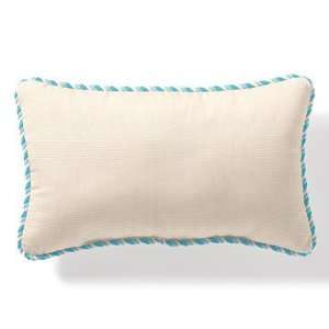  Outdoor Outdoor Lumbar Pillow in Bluerkle White with 