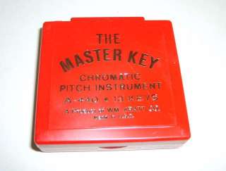Kratt Chromatic Pitch Pipe, Master Key F F, NEW  