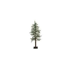   Frosted Alpine Artificial Christmas Tree   Unlit