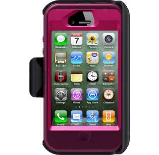OTTERBOX DEFENDER CASE FOR APPLE IPHONE 4 4 G 4S 4 S  PINK/DEEP PLUM 