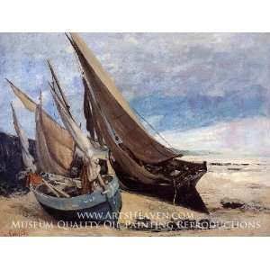  Fishing Boats on the Deauville Beach: Home & Kitchen