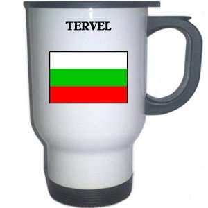  Bulgaria   TERVEL White Stainless Steel Mug Everything 
