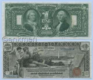 Dollar Silver Certificate 1896 Pick 335 UNC  