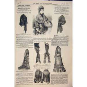  Dress Fashion Shawl Fichu Tweed Ladies Bodice 1876: Home 