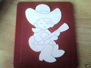 LARGE Die Cutter COWBOY GUITAR fits Big Shot  