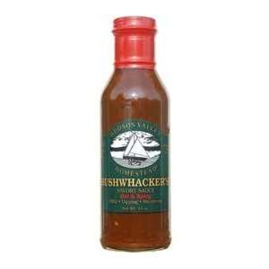 Bushwhackers Savory Sauce   Hot & Spicy  Grocery & Gourmet 