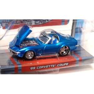  Maisto Pro Rodz Blue 1969 Corvette Coupe 1:64 Scale Die 