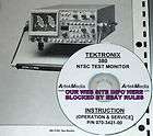 SONY/TEKTRONIX Model 380 NTSC TEST MONITOR( 3 KNOBS ARE BROKEN OFF BUT 