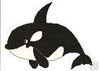 killer whale cross stitch  