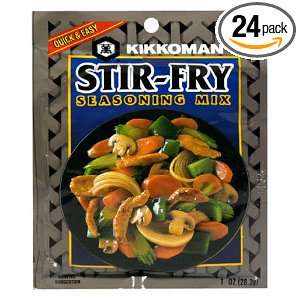 Kikkoman Stir Fry Mix, 1.0 Ounce: Grocery & Gourmet Food