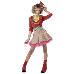   By California Costumes The Mad Hatter Teen Costume / Red   Size 40973
