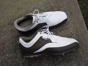 NIKE TOUR PREMIUM TEACHING BROWN AND WHITE GOLF SHOES NEW SIZE 13 WIDE 