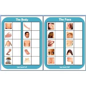   & Body Parts Board Learning Activities for Autism 