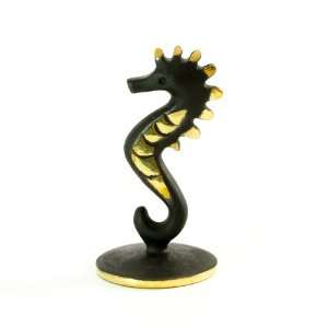  Walter Bosse Brass Seahorse Figurine: Home & Kitchen