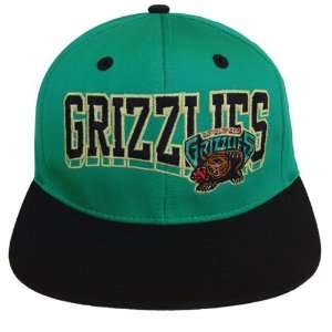   Grizzlies Retro Script Snapback Cap Hat Teal Black: Everything Else