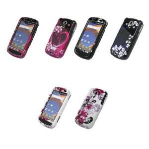  EMPIRE 3 Pack of Design Snap On Cover Cases (Purple Hearts 