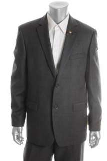 Tasso Elba NEW Mens 2 Button Suit Gray Wool 46R  