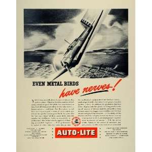   Aeronautical Engineering WWII Plane   Original Print Ad Home