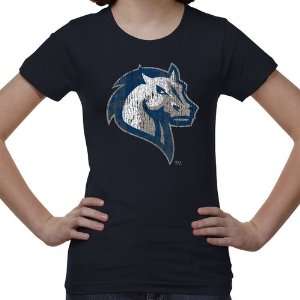 Mercy College of New York Mavericks Youth Distressed Primary T Shirt 