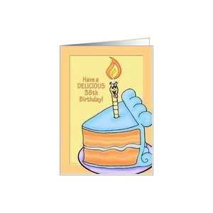  Tasty Cake Humorous 38th Birthday Card Card Toys & Games