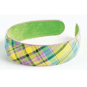  Tartan Brights Apple Green Headband by Baekgaard 